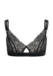 Бюстгальтер Erlich Textil Triangle bra, Schwarz/Mottled Black - фото 5
