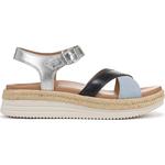 Босоножки на танкетке Mar Vionic, navy multi leather - фото