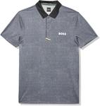BOSS Мужская поло Paddytech Performance, Pitch Black - фото