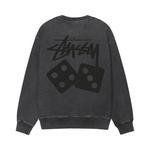 Свитер Stussy Dice Crew Pigment Dyed, Black - фото 2