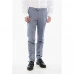 CC COLLECTION Брюки из хлопка пике с 4 карманами Corneliani, Light Blue - фото