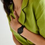 Унисекс черные часы 34 мм SS09B100 SWATCH - фото 4