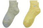 Носки унисекс Nike, цвет 2 double packs (green + yellow) - фото