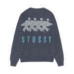 Свитер Stussy Surfman Icon Crew, Dusty Blue - фото 2