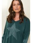 Свитер Curvy Lady, темно-зеленый - фото 4