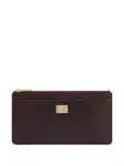 Кошелек на молнии DOLCE & GABBANA, коричневый - фото