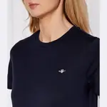 Футболка стандартного кроя Reg Shield Gant, черный - фото 4