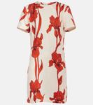 Шелковое мини-платье с цветочным принтом La DoubleJ, Iris - фото