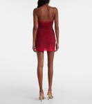 Розовое мини-платье Oséree, Merlot Red - фото 3