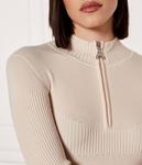 Шерстяное платье Patrizia Pepe, экрю - фото 4