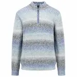 Свитер Fynch Hatton 1409313 full zip, синий - фото