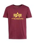 Футболка Alpha Industries, бордовый - фото