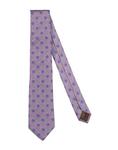 Галстук Canali, сиреневый - фото