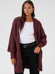 Вязаный кардиган Kaffe KAtrina, Wine Red - фото 3