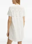 Мини-платье с вышивкой Ermanno Scervino, белый - фото 2