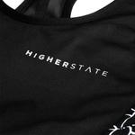 Спортивный топ Higher State Panelled Longer Low Impact Crop, черный - фото 7