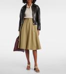 Марелла 45 кожаные сандалии-танкетки Bottega Veneta, Light Butterscotch - фото 3