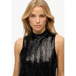 Платье Superdry A Line short sleeve short, черный - фото 4