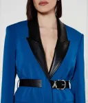 Блейзер Regular fit Patrizia Pepe, синий - фото 4