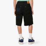 Шорты джинсовые Awake Ny Painter с вышивкой, черный - фото 4