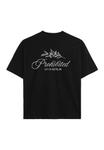 Футболка PROHIBITED LEAF TEE, Black - фото 11