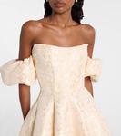 Мини-платье селена с открытыми плечами Markarian, Yellow - фото 4