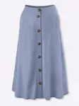 Юбка А-силуэта Classic Basics, синий - фото 4