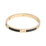 COACH Эмалевые браслеты унисекс Gold/Black - фото