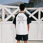 Футболка унисекс WAITINGWAVE, абрикос - фото 11