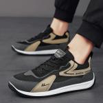 Кроссовки WARRIOR Skateboarding Shoes Men Low-top Black/grey/khaki, черный - фото 7
