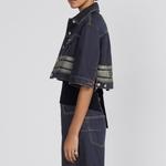 Джинсовая куртка женская синяя Dior - фото 5