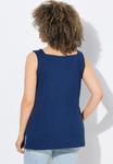 Топ Ulla Popken SQUARE NECK , Dark Blue - фото 2