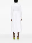 Платье-рубашка миди со складками Viktor & Rolf, белый - фото 4