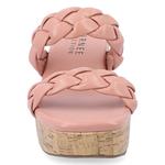 Шлепанцы Kyaa на платформе и каблуке Journee, розовый - фото 4