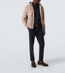 Кожаная куртка-бомбер Herno, Tortora - фото 2