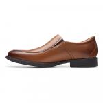 Мужские кожаные лоферы Clarks Whiddon Step, черный - фото 3