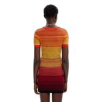 Красное вискозное платье Desigual - фото 5