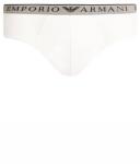 Комплект трусов Emporio Armani с логотипом, белый / черный - фото 4