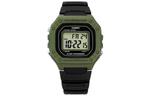 Часы CASIO G Shock Waterproof Mens Black/Green Digital, черный - фото 2