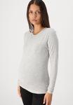 Топ с длинными рукавами OLMSIGRID ONLY MATERNITY, цвет Mottled Light Grey - фото 5