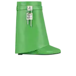 Ботинки Givenchy Wmns Shark Lock Biker Ankle Boot 'Absynthe Green', зеленый - фото