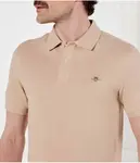 Футболка поло Slim fit Gant, бежевый - фото 4