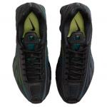 Nike Дышащие кроссовки Shox R4 Unisex черный Green - фото 4