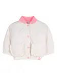 Бомбер с оборками Billieblush, бежевый - фото
