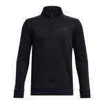 Толстовка Under Armour Armour Fleece Half Zip, черный - фото