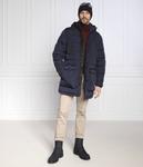 Парка мужская Oscar Jacobson утепленная с накладными карманами, синий - фото 2