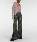 Кожаные мюли balius с пяткой на пятке Acne Studios, черный - фото 2