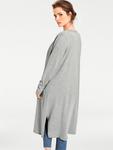 Длинный кардиган серого меланжа Heine - фото 3