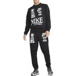 Толстовка Men's Nike Logo Round Neck Printing Long Sleeves Pullover Black, черный - фото 2