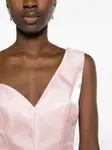 Расклешенная блузка с драпировкой Gaby Charbachy, розовый - фото 6